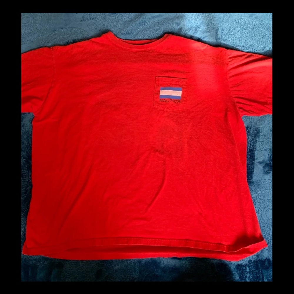 Vintage Nautica “ I am on fire” XXL